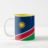 Tasse 2 Couleurs Drapeau de la Namibie (Gauche)