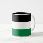 Tasse 2 Couleurs Drapeau de la Palestine (Devant droit)