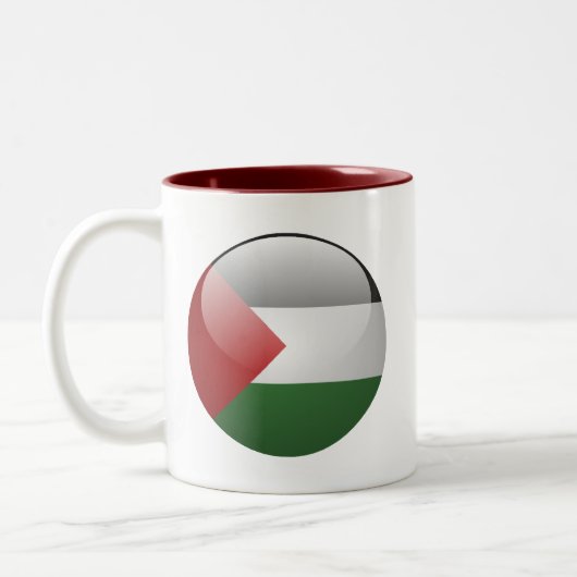 Tasse 2 Couleurs Drapeau de la Palestine (Gauche)