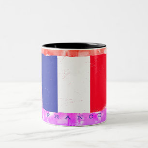 Tasse 2 Couleurs Drapeau de la République française