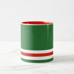 Tasse 2 Couleurs Drapeau de la République tchétchène d'Ichkérie