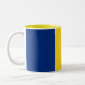 Tasse 2 Couleurs Drapeau de la Roumanie (Gauche)