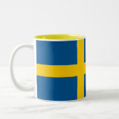 Tasse 2 Couleurs Drapeau de la Suède (Gauche)
