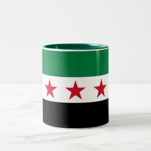 Tasse 2 Couleurs Drapeau de la Syrie