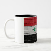 Tasse 2 Couleurs Drapeau de la Syrie (Gauche)