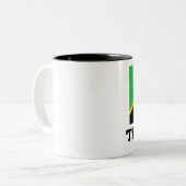 Tasse 2 Couleurs Drapeau de la Tanzanie (Devant gauche)