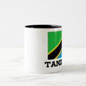 Tasse 2 Couleurs Drapeau de la Tanzanie (Centre)