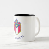 Tasse 2 Couleurs Drapeau de la ville d'Austin (Devant droit)