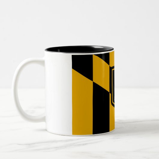 Tasse 2 Couleurs Drapeau de la ville de Baltimore (Gauche)