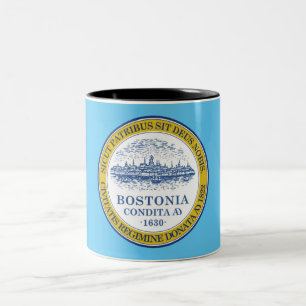 Tasse 2 Couleurs Drapeau de la ville de Boston