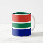 Tasse 2 Couleurs Drapeau de l'Afrique du Sud (Devant droit)