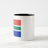 Tasse 2 Couleurs Drapeau de l'Afrique du Sud (Centre)