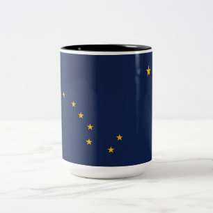 Tasse 2 Couleurs Drapeau de l'Alaska