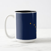 Tasse 2 Couleurs Drapeau de l'Alaska (Gauche)