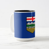 Tasse 2 Couleurs Drapeau de l'Alberta (Devant gauche)