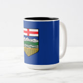 Tasse 2 Couleurs Drapeau de l'Alberta (Devant droit)