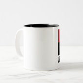 Tasse 2 Couleurs Drapeau de l'Angola (Devant gauche)