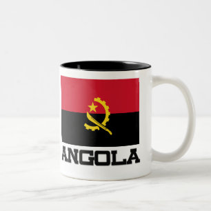 Tasse 2 Couleurs Drapeau de l'Angola