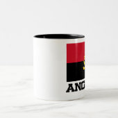 Tasse 2 Couleurs Drapeau de l'Angola (Centre)