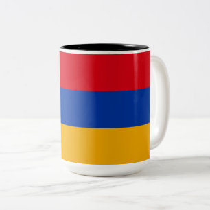 Tasse 2 Couleurs Drapeau de l'Arménie