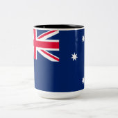 Tasse 2 Couleurs Drapeau de l'Australie (Centre)