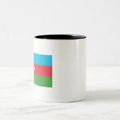 Tasse 2 Couleurs Drapeau de l'Azerbaïdjan (Centre)