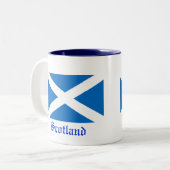 Tasse 2 Couleurs Drapeau de l'Ecosse (Devant gauche)