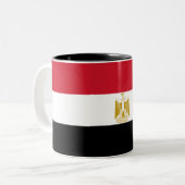 Tasse 2 Couleurs Drapeau de l'Égypte (Devant gauche)