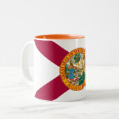 Tasse 2 Couleurs Drapeau de l'État de Floride (Devant gauche)