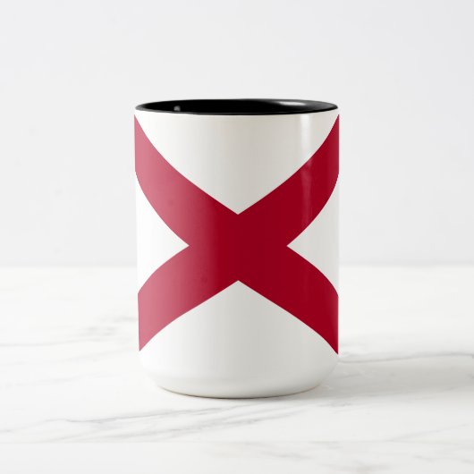 Tasse 2 Couleurs Drapeau de l'état de l'Alabama (Centre)