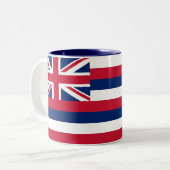 Tasse 2 Couleurs Drapeau de l'État d'Hawaï (Devant gauche)