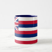 Tasse 2 Couleurs Drapeau de l'État d'Hawaii (Centre)
