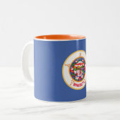 Tasse 2 Couleurs Drapeau de l'État du Minnesota (Devant gauche)