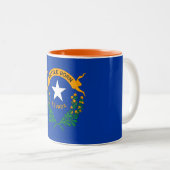 Tasse 2 Couleurs Drapeau de l'État du Nevada (Devant droit)