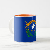 Tasse 2 Couleurs Drapeau de l'État du Nevada (Devant gauche)
