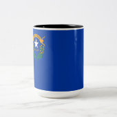 Tasse 2 Couleurs Drapeau de l'État du Nevada (Centre)