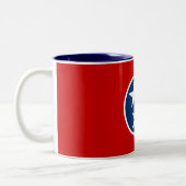 Tasse 2 Couleurs Drapeau de l'État du Tennessee (Gauche)