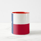 Tasse 2 Couleurs Drapeau de l'État du Texas (Centre)