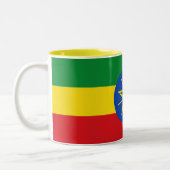 Tasse 2 Couleurs Drapeau de l'Éthiopie (Gauche)