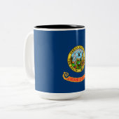 Tasse 2 Couleurs Drapeau de l'Idaho (Devant gauche)