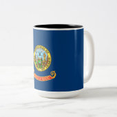 Tasse 2 Couleurs Drapeau de l'Idaho (Devant droit)