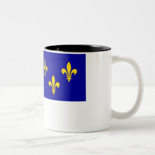 Tasse 2 Couleurs Drapeau de l'Île-De-France