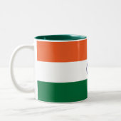 Tasse 2 Couleurs Drapeau de l'Inde (Gauche)