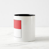 Tasse 2 Couleurs Drapeau de l'Indonésie (Centre)