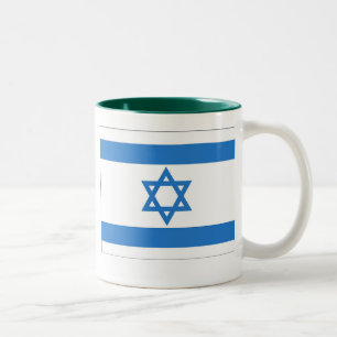 Tasse 2 Couleurs Drapeau de l'Israël