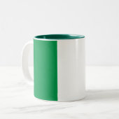 Tasse 2 Couleurs Drapeau de l'Italie (Devant gauche)