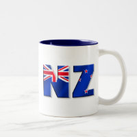 Drapeau de logo de NZ de la Nouvelle Zélande