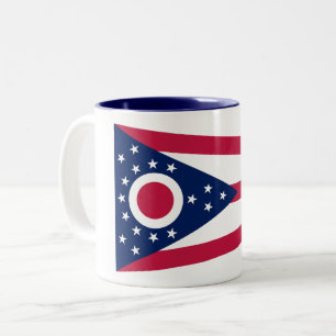 Tasse 2 Couleurs Drapeau de l'Ohio