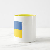 TASSE 2 COULEURS DRAPEAU DE L'UKRAINE (Centre)