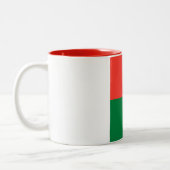 Tasse 2 Couleurs Drapeau de Madagascar (Gauche)